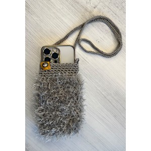 Phone Silver Pouch